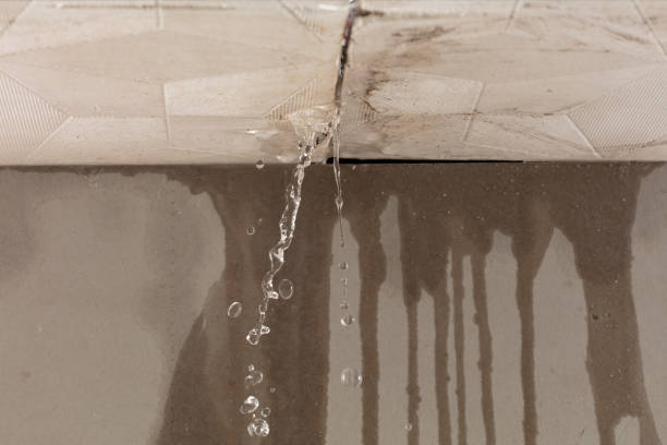 Professional Burst Pipe Cleanup technician working in Angier, NC
